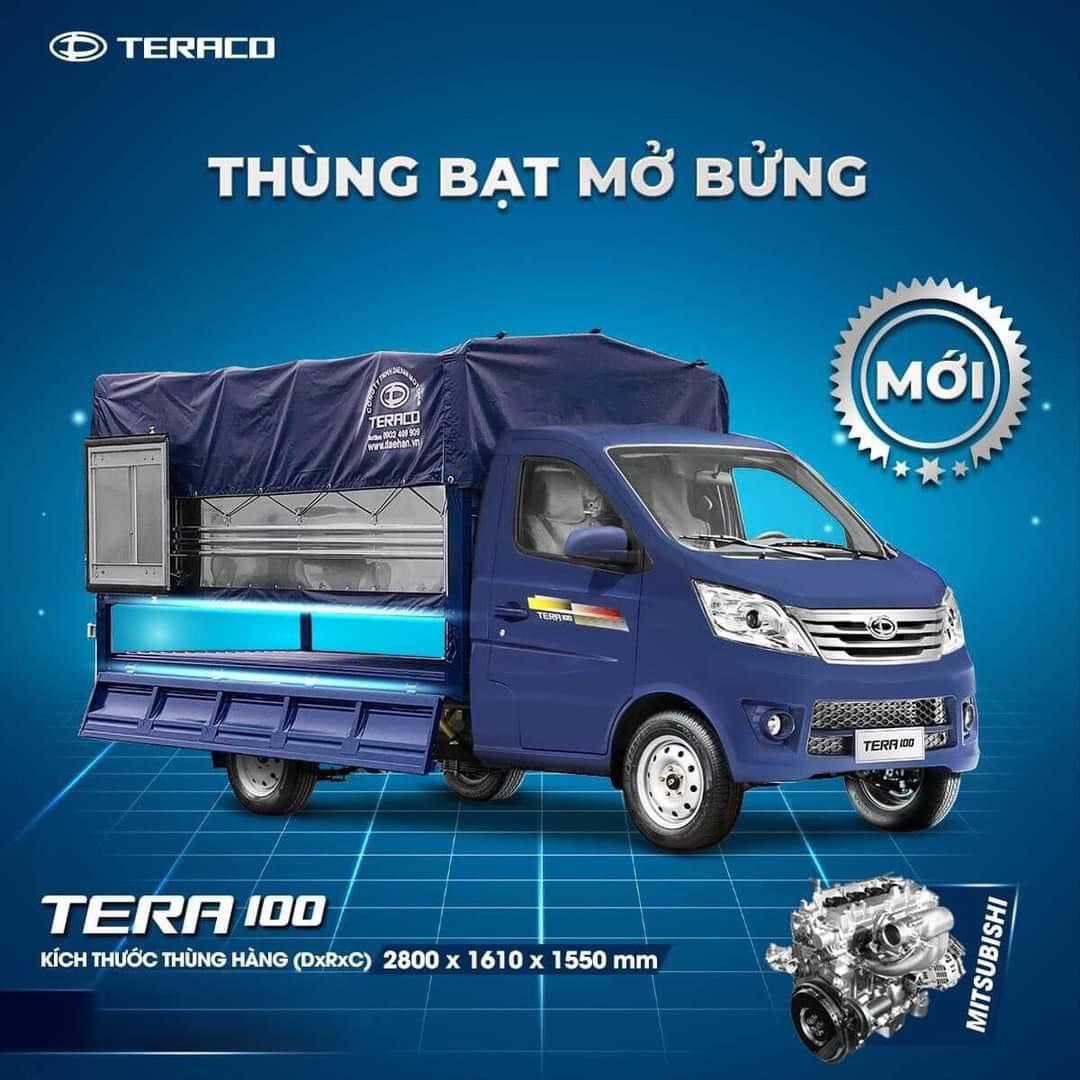TERA100S- THÙNG MUI BẠT MỞ BỬNG MỚI
